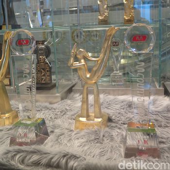 Melihat dari Dekat Piala  piala  Penghargaan untuk  Artis SMTOWN