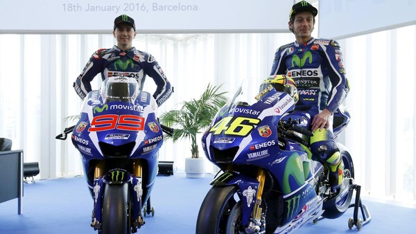 Ini Dia Motor Rossi dan Lorenzo di MotoGP 2016