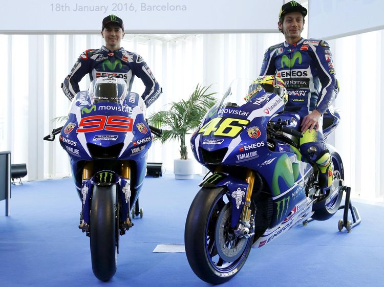 Ini Dia Motor Rossi dan Lorenzo di MotoGP 2016