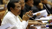 Prasetyo mendengarkan pertanyaan anggota Komisi III. Pool/Lamhot Aritonang/detikFoto.