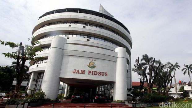 Gedung bundar  Jampidsus, kejaksaaan Agung.