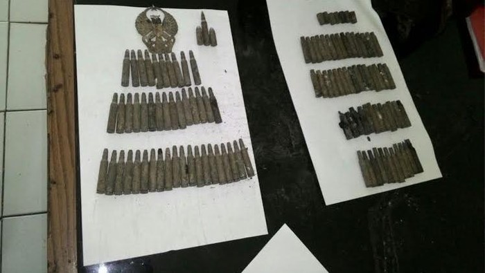 129 Selongsong Peluru Gegerkan Warga Cipayung