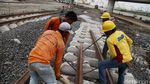 Proyek Rel KA Tanjung Priok Terus Dikebut