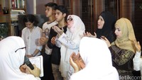 Maia mengatakan, sebenarnya pengajian tersebut rutin digelar. Dicky Ardian/detikHOT.