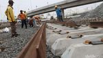 Proyek Rel KA Tanjung Priok Terus Dikebut