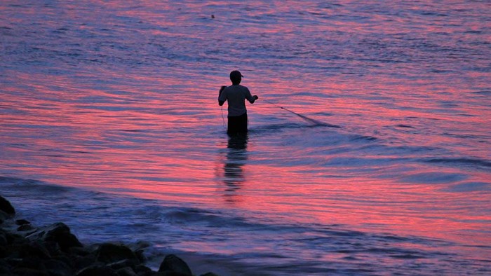 Sunset di Pantai Kuta, Bali