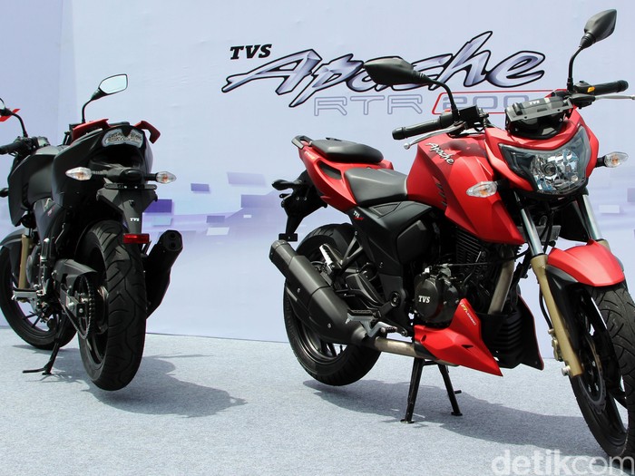 TVS Yakin Lego 1.000 Apache RTR 200 Tiap Bulannya