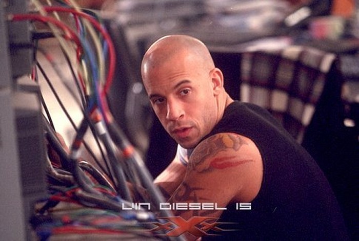 Vin Diesel XXX Vin Diesel sebagai Xander Cage di XXX (2002)
