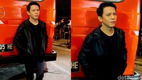 Pada kesempatan itu, ia tampil dengan busana serba hitam. Pool/Ismail/detikFoto.