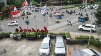 Seminggu pasca teror bom, suasana di kawasan tersebut tampak sudah kembali normal.