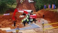 Proyek kereta cepat (High Speed Train/HST) rute Jakarta-Bandung mulai groundbreaking, Kamis (21/1/2016) oleh Presiden Joko Widodo (Jokowi). Dana Aditiasari/detikcom.