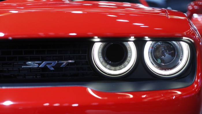 Lampu Dodge Challenger Hellcat dipamerkan di Detroit