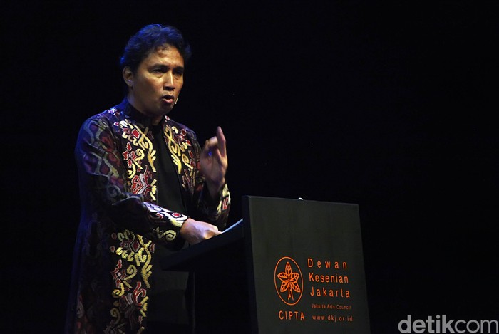 Dirjen Kebudayaan Kemendikbud Hilmar Faird. Foto diambil saat ia belum menjadi Dirjen dalam sebuah acara di TIM, November 2014.