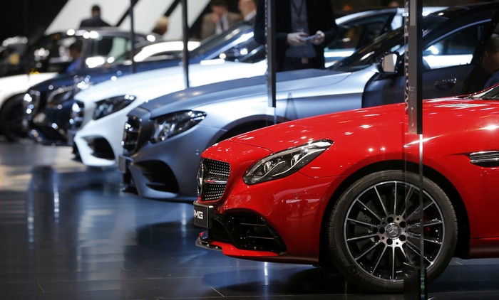Mercedes-AMG SLC43 dipamerkan di Detroit Motor Show