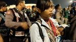 Ratusan Eks Gafatar Tiba di Bandara Juanda