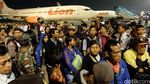 Ratusan Eks Gafatar Tiba di Bandara Juanda
