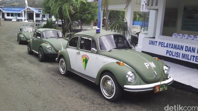 Kinclongnya VW Kodok Milik TNI