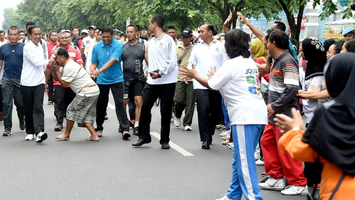 Jokowi di CFD Solo Jokowi di CFD Solo