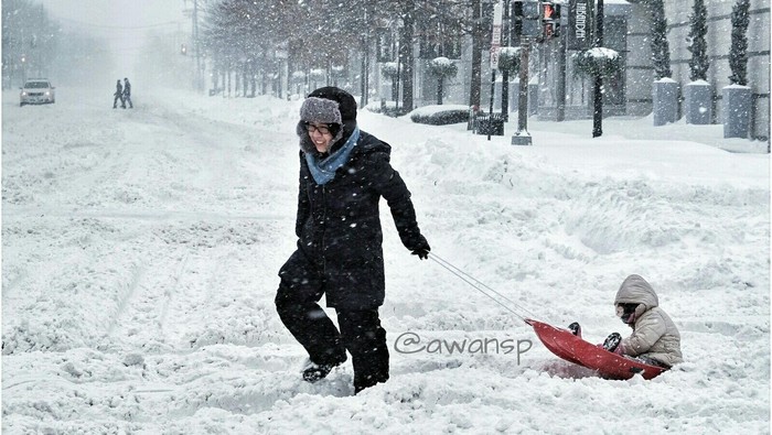 Sudah 17 Orang yang Tewas Akibat Badai Salju di AS