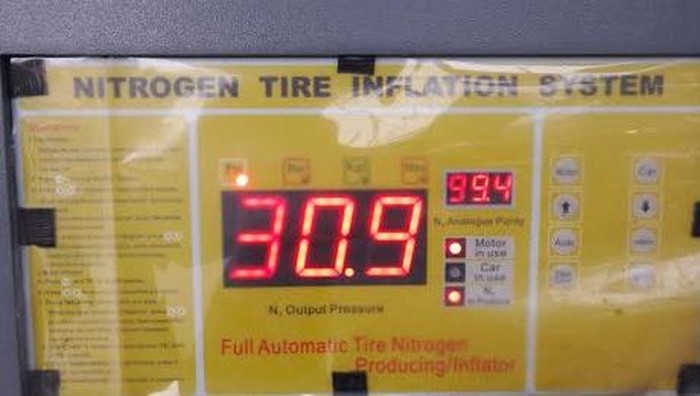 Nitrogen untuk ban