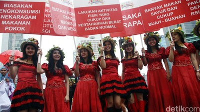 Pawai Peduli Gizi di Bundaran HI