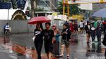 Hujan, CFD Sepi Pengunjung