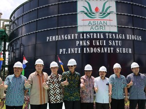 Asian Agri Bangun Pembangkit Listrik Biogas 2 MW di Riau