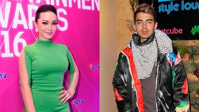 Zaskia Gotik Berbaju Ketat, Joe Jonas Berjaket Gambar Mie Ayam