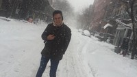 New York diselimuti salju tebal akibat badai salju yang terjadi baru-baru ini. (dok. Pribadi)