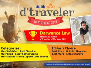 Sambutlah, Pemenang dTraveler of The Year 2015!