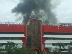 Kebakaran di Belakang Mangga Dua, KRL Kampung Bandan-Kota Setop Sementara