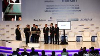 Dirut Bank Mandiri Budi G Sadikin meluncurkan Mandiri Capital Indonesia, yakni anak usaha yang fokus di bisnis modal ventura untuk mendukung pengembangan pengusaha startup.