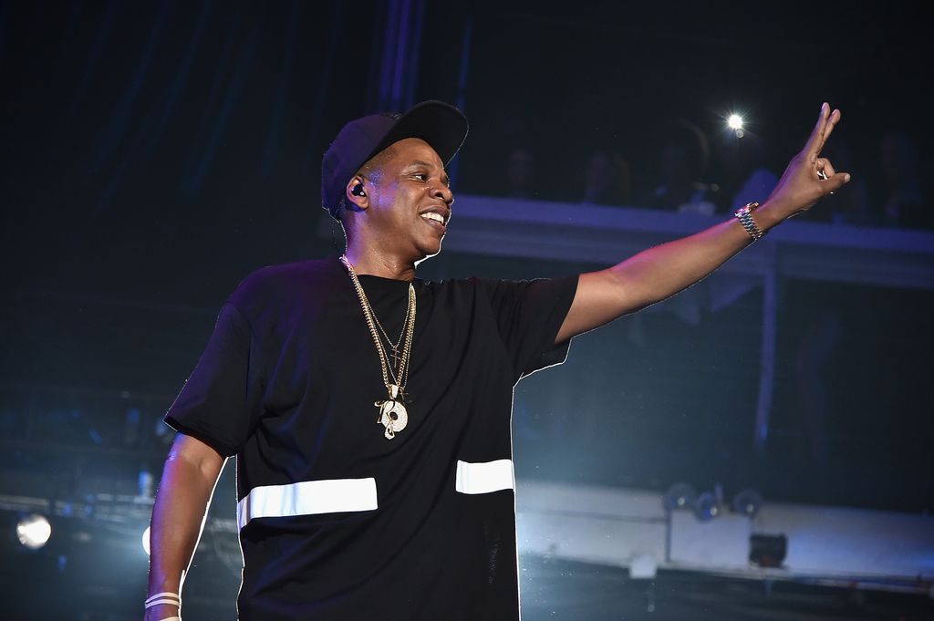 NEW YORK, NY - MAY 17: Jay-Z performs during TIDAL X: Jay-Z B-sides in NYC on May 17, 2015 in New York City. (Photo by Theo Wargo/Getty Images for Live Nation)