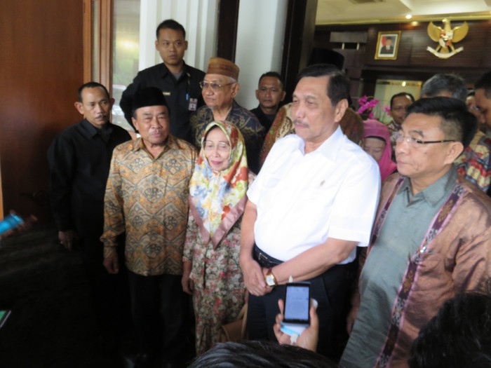 Mahkamah PPP Temui Luhut, Bahas Muktamar Islah