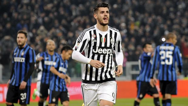 Alvaro Morata punya karier yang bagus ketika memperkuat Juventus.