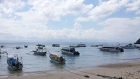 Kalau ingin menikmati keindahan bawah lautnya, traveler bisa snorkeling atau diving. Ada kapal yang akan membawa traveler dari tepi pantai ke titik penyelaman (Kurnia/detikTravel)