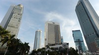 Hotel Mandarin, area depan hotel yang biasanya juga ramai untuk berburu foto kece. (Ari Saputra/detikcom)