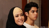Maia tampak bahagia di hari ulang tahunnya. Pool/Ismail/detikFoto.