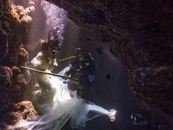 Potret Bidadari dalam Laut Dikelilingi Hiu