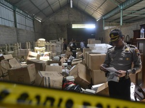 Polisi Masih Jaga Gudang Sabu Ratusan Kilogram di Jepara, Begini Suasananya