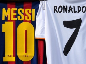 Messi vs Ronaldo di El Clasico
