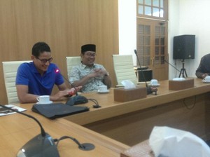 Digadang Jadi Cagub DKI, Sandiaga Uno Temui Ridwan Kamil