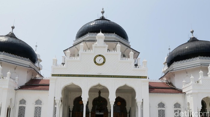 Kubah Masjid Raya Baitul Rahman. dikhy sasra/ilustrasi/detikfoto