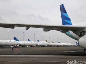 70% Dikandangkan Imbas Corona, Bagaimana Kondisi Pesawat Garuda?