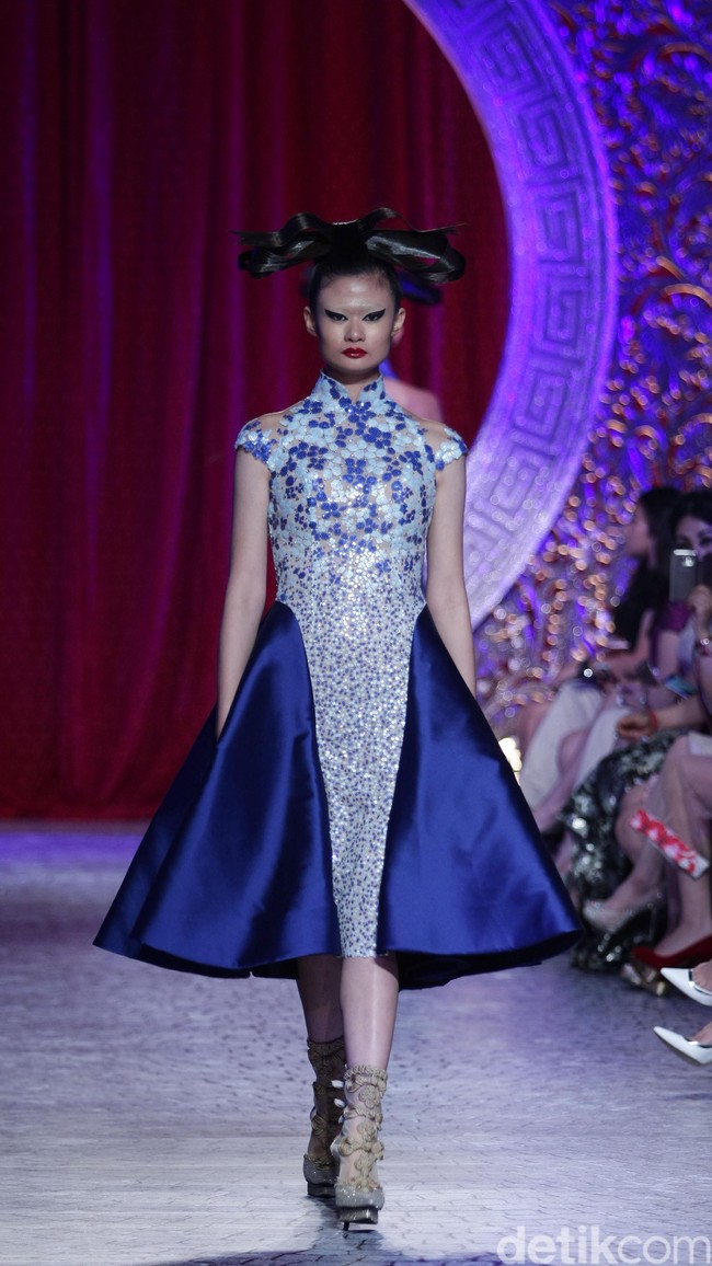 Sebastian Gunawan  Treasure from The East at Thamrin Nine Ballroom. Jakarta. [Foto: Mohammad Abduh/Wolipop]