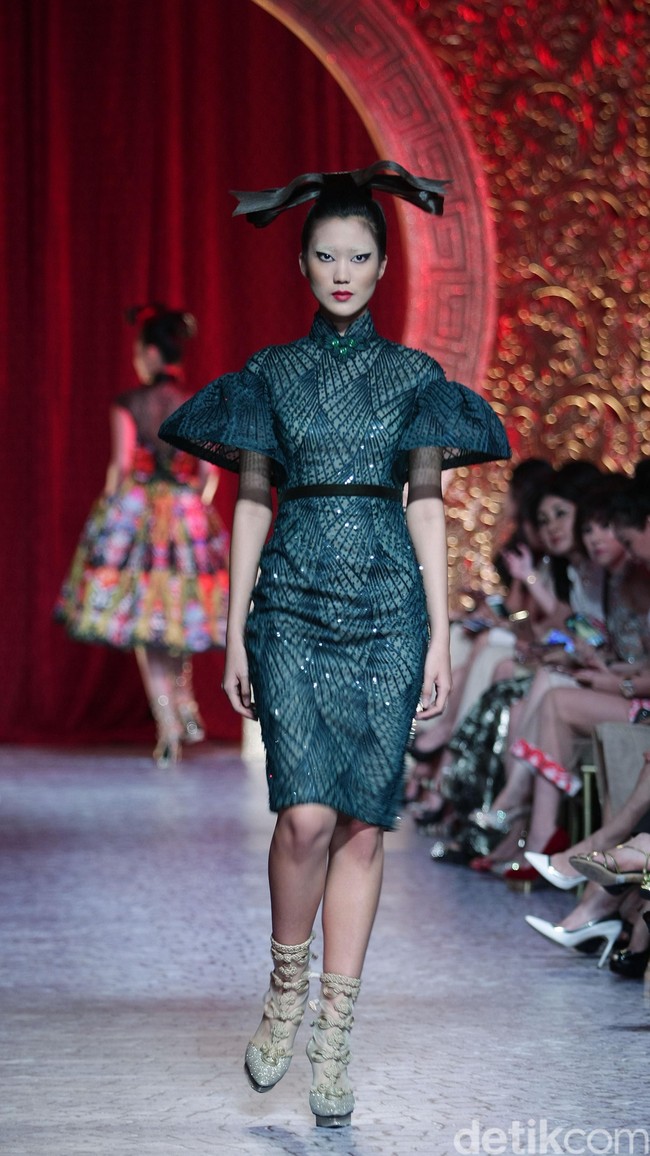 Sebastian Gunawan  Treasure from The East at Thamrin Nine Ballroom. Jakarta. [Foto: Mohammad Abduh/Wolipop]