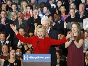 Hillary Clinton Unggah Foto Pernikahan, Netizen Sebut Mirip Sabrina Carpenter
