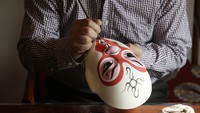 Karakter monyet semarakan tahun baru China. Jason Lee/ Reuters/detikFoto.