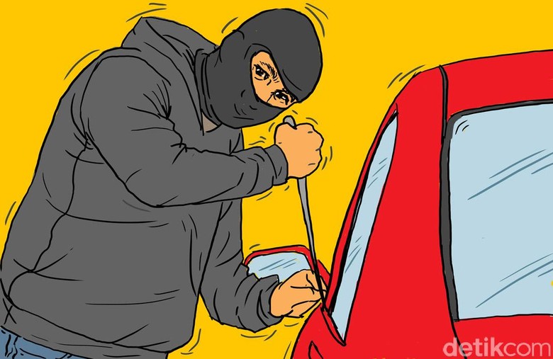 Kaca Mobil di Depan Minimarket Jaksel Dipecah, Laptop Raib Kaca Mobil di Depan Minimarket Jaksel Dipecah, Laptop Raib