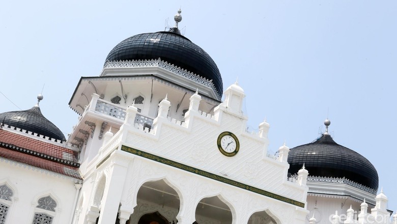 Kubah masjid Kubah Masjid Raya Baitul Rahman. dikhy sasra/ilustrasi/detikfoto